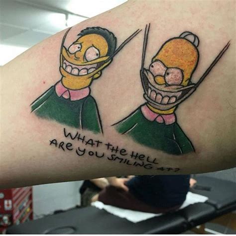Pin On The Simpsons Tattoos