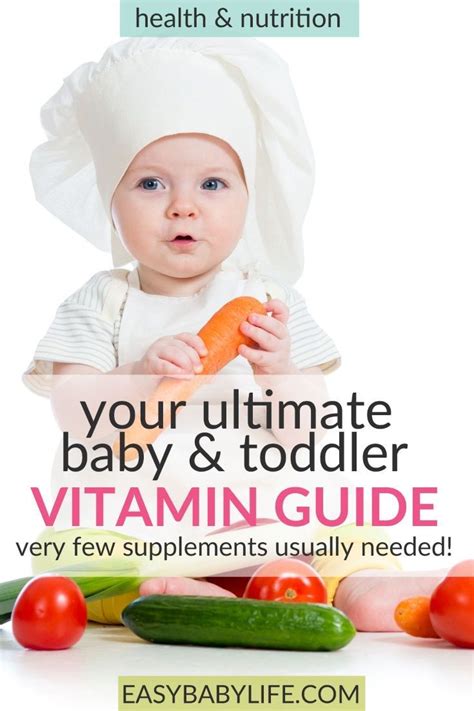 Toddler And Baby Vitamin Guidelines Few Supplements Needed Toddler