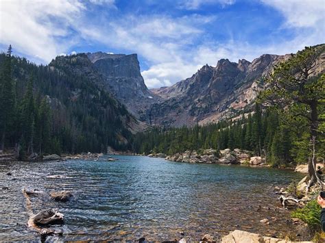 Dream Lake At Rocky Mountain National Park In Estes Park Colorado R