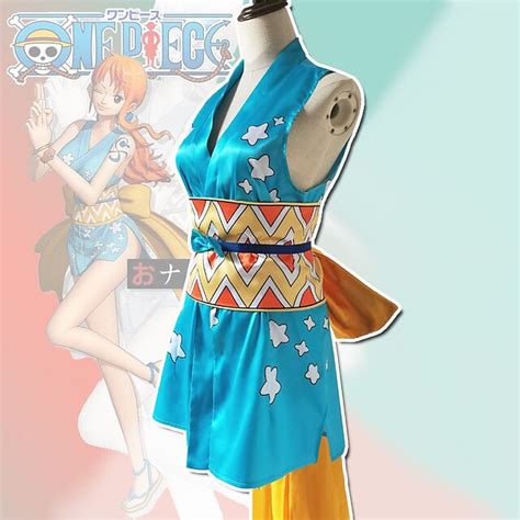 inspiriert von one piece nami anime cosplay kostüme japanisch cosplay anzüge kostüm für damen
