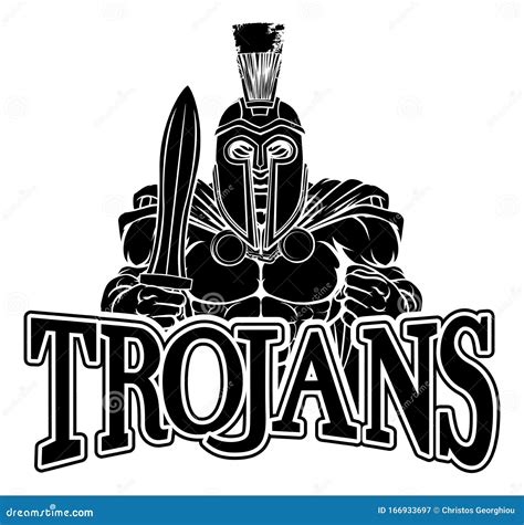 Spartan Trojan Sports Mascot Stock Vector Illustration Of Clipart