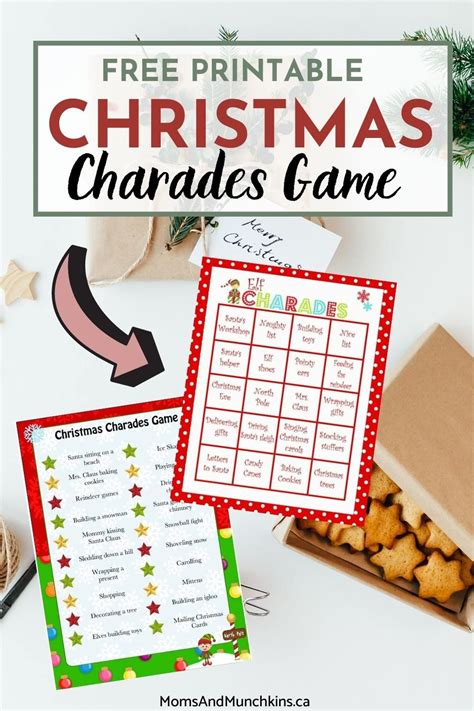 christmas charades game moms and munchkins christmas charades christmas charades game