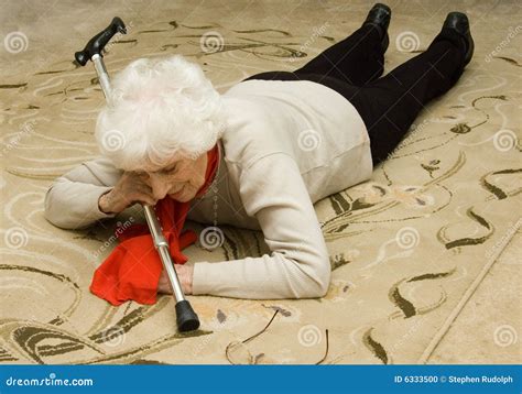 Senior Falling Stock Photo Image 6333500