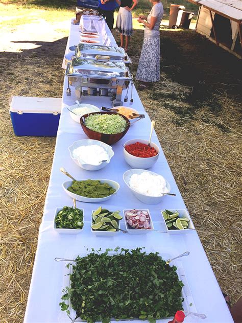 The Wedding And Taco Bar For 150 People Bound By Food