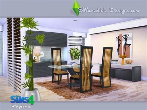 The Sims Resource Majestic Diningroom By Simcredible Design • Sims 4