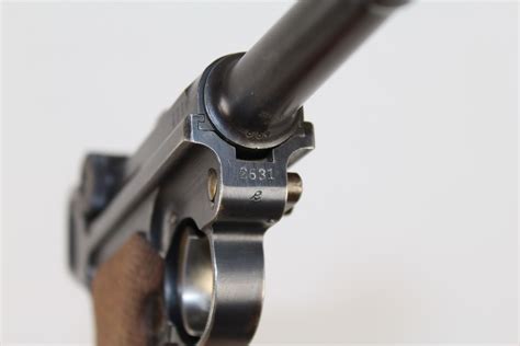 German Luger Pistol 1918 Dated Wwi World War I Antique Firearms 008