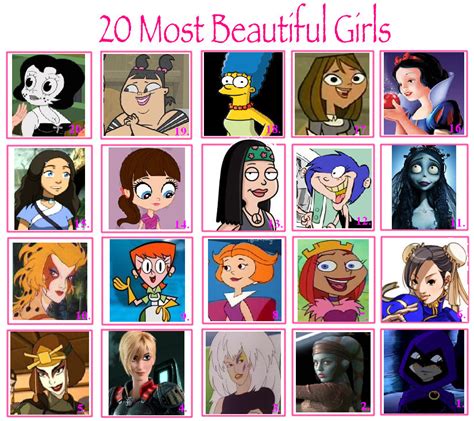 My Top 20 Most Beautiful Girls 03 By Sithvampiremaster27