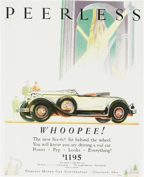 Vintage Car Advertisements Of The 1920s Ad Pinterest