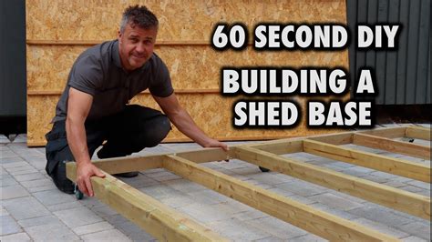 How To Build A Portable Shed Base YouTube