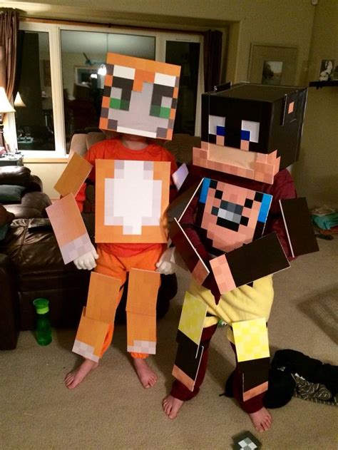 Minecraft Costumes Halloween Fun Halloween Birthday