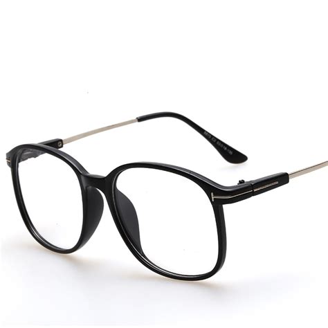 Vintage Round Oversize Geek Eyeglasses Frames Clear Lens Fake Optical