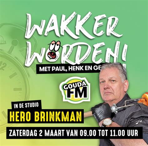 Uit het pownews van 23 maart 2012: Voormalig PVV-kamerlid Hero Brinkman in de studio bij ...
