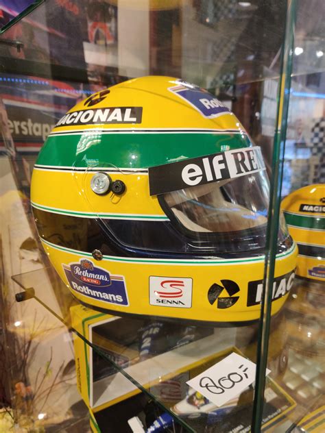 Saw This Replica Of Ayrton Sennas Helmet In A Store In Valkenburg The