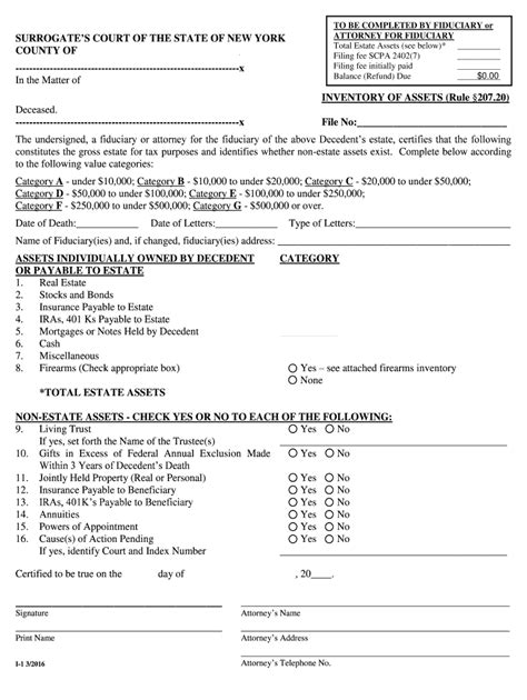Surrogate S Court Of The State Of New York County Of Form Fill Out