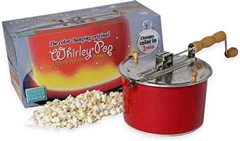 Whirley Pop Red Stovetop Popcorn Popper With Popping Kit Perfect