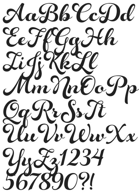 Lettering Styles Alphabet 7b9