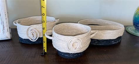 Decorative Rope Bowls Etsy