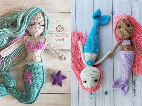 Lovely Mermaid Amigurumi Free Crochet Patterns