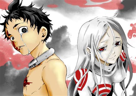 Ganta X Shiro Deadman Wonderland Dead Man Anime Life Cartoon Tv Shiro Anime Couples