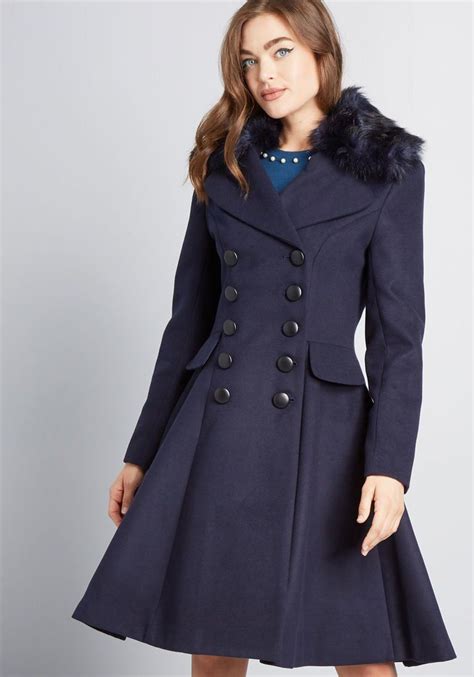Frosted Elegance Fit And Flare Coat Fit Flare Coat Coat Dress