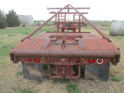 Leland Commercial Steel Truck Bed Wwinch And Gin Poles Bigiron Auctions