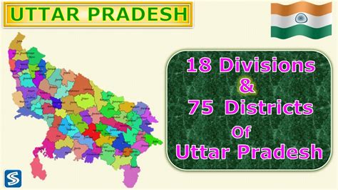 Districts Of Up Administrative Divisions Of Uttar Pradesh And Their