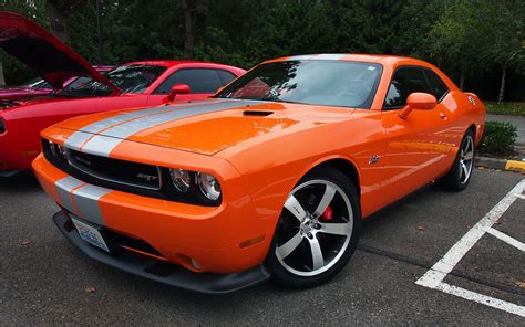 Orange Challenger Srt Hemi Dodge Hemi Challenger Srt F Flickr