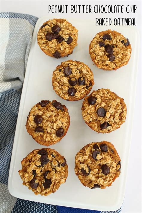 Peanut Butter Chocolate Chip Baked Oatmeal The Endless Appetite