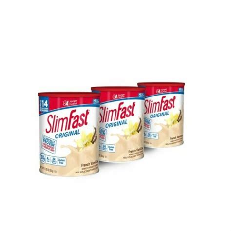 Slimfast Original French Vanilla Meal Replacement Shake Mix Weight Loss