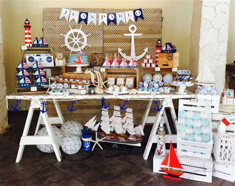 NAUTICAL Birthday Party Ideas | Photo 1 of 32 | Nautical birthday party