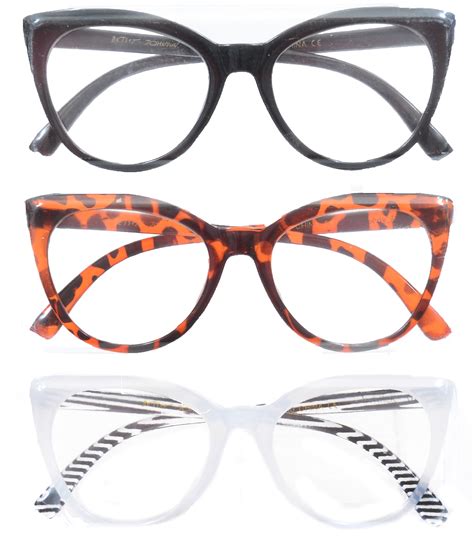 Betsey Johnson 3 Pairs Reading Glasses Cateye Retro Look Readers 2 50