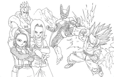 12 Nouveau De Dessin Dbz Super Images  Coloriage  Coloriage
