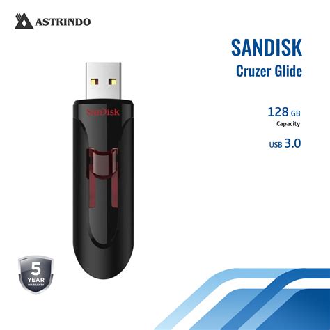 Sandisk Sandisk Cruzer Glide 30 Usb Flash Drive Cz600 128gb