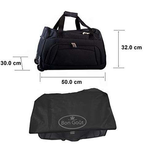 Maybe you would like to learn more about one of these? Cabin Size Approved 45L Roller Travel Duffel Wheely Bag ...