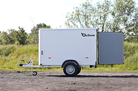 C255 · Small Braked Box Trailer · Lightweight And Robust · Debon Trailers
