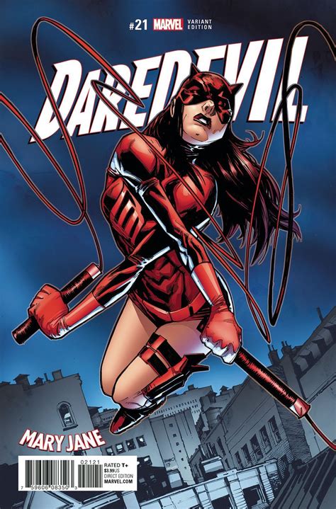 Daredevil Ramos Mary Jane Var Daredevil Comic Humberto Ramos Marvel Daredevil