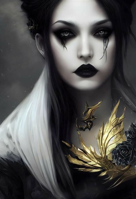 Gothic Fantasy Art Fantasy Art Women Female Portrait Female Art