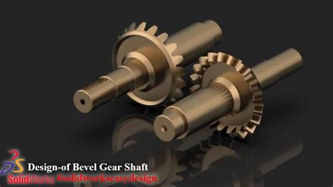 Solidworks Tutorial 147 How To Make A Bevel Gear Shaft In Solidworks By Solidworks Easy Design