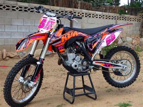 Ktm Sx Sxf Custom Dirt Bike Graphics Image Gallery