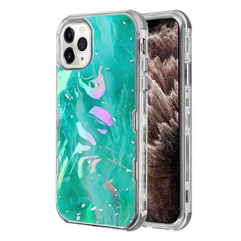 For Apple Iphone 11 Pro Max Case By Insten Tuff Kleer Hybrid Marble