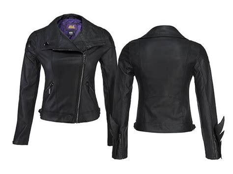 This Asymmetrical Full Zip Faux Leather Motorcycle Style Jacket Features Black Dimensional Flame