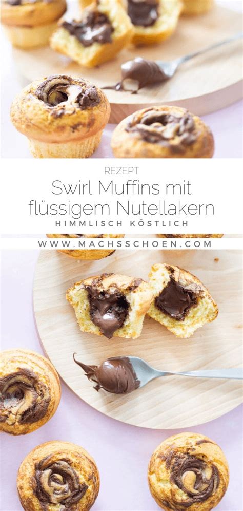 Esslust 59.281 views6 years ago. Rezept: Nutella Swirl Muffins mit weichem Kern ! Einfach ...