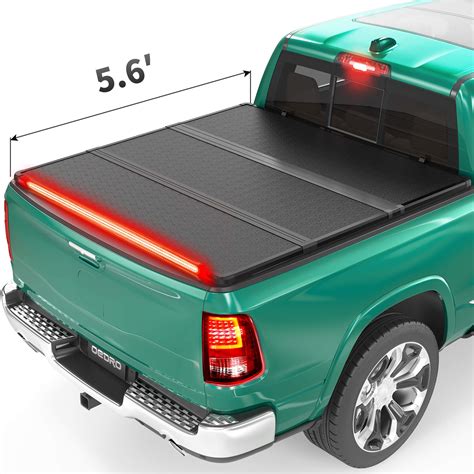 Buy Oedro Hard Tri Fold Truck Bed Tonneau Cover With Built In Led