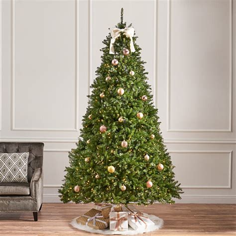 Buy 9 Foot Dunhill Fir Pre Lit Clear Led Hinged Artificial Christmas