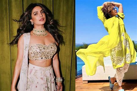 Priyanka Chopra Looks Beautiful In Yellow Suit See Her All Indian Look यूं ही नहीं कहते