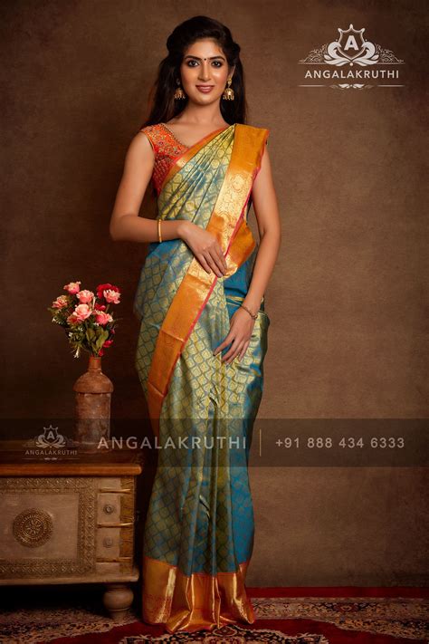 Pure Kanchipuram Silk Sarees By Angalakruthi Bangalore Saree Silk Sarees Bridal Silk Saree
