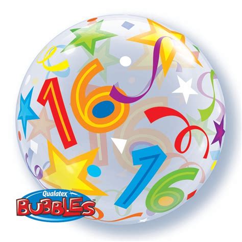 Qualatex 22 Bubble Balloons Brilliant Stars Birthday Juggling