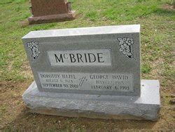 Dorothy Hazel Clark Mcbride Find A Grave Memorial