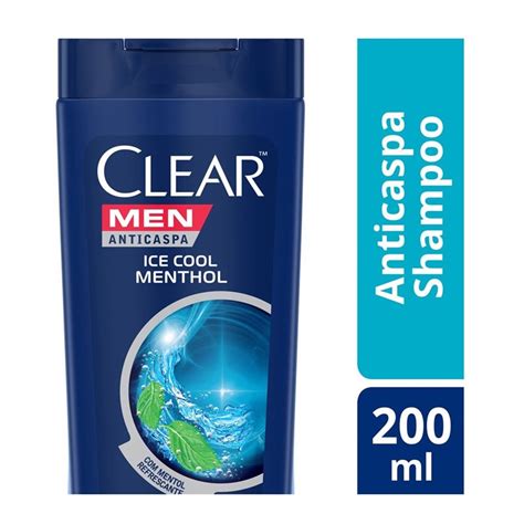 Clear men shampoo deep cleanse 200 ml. Shampoo Clear Men 200 ml Ice Cool Menthol - LojasLivia