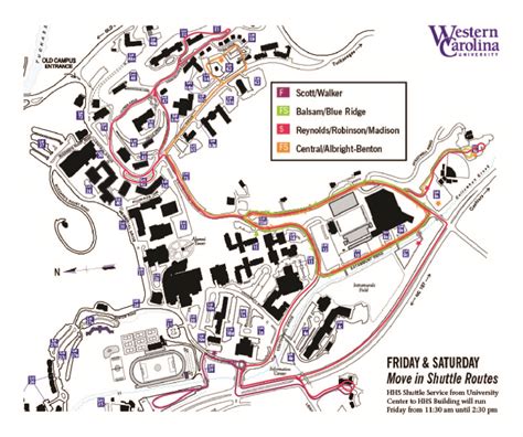 Western Carolina University Routes And Schedules